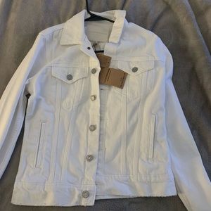White jean jacket - lucky brand